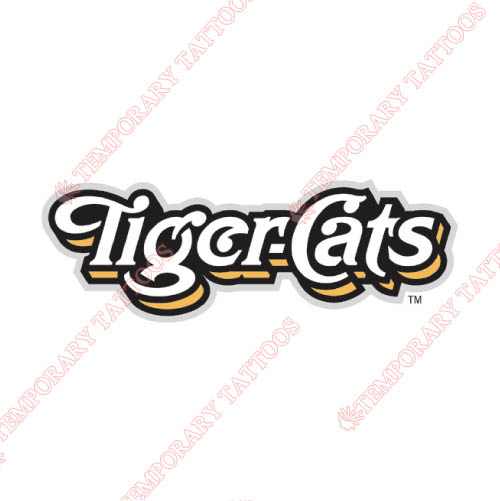 Hamilton Tiger-Cats Customize Temporary Tattoos Stickers NO.7601
